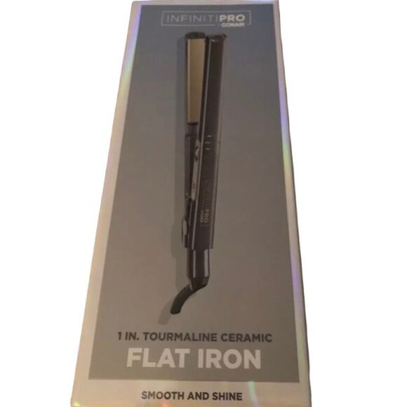 Conair Infinite Pro 1” Tourmaline Ceramic Flat Iron Smooth and Shine New - Picture 5 of 7